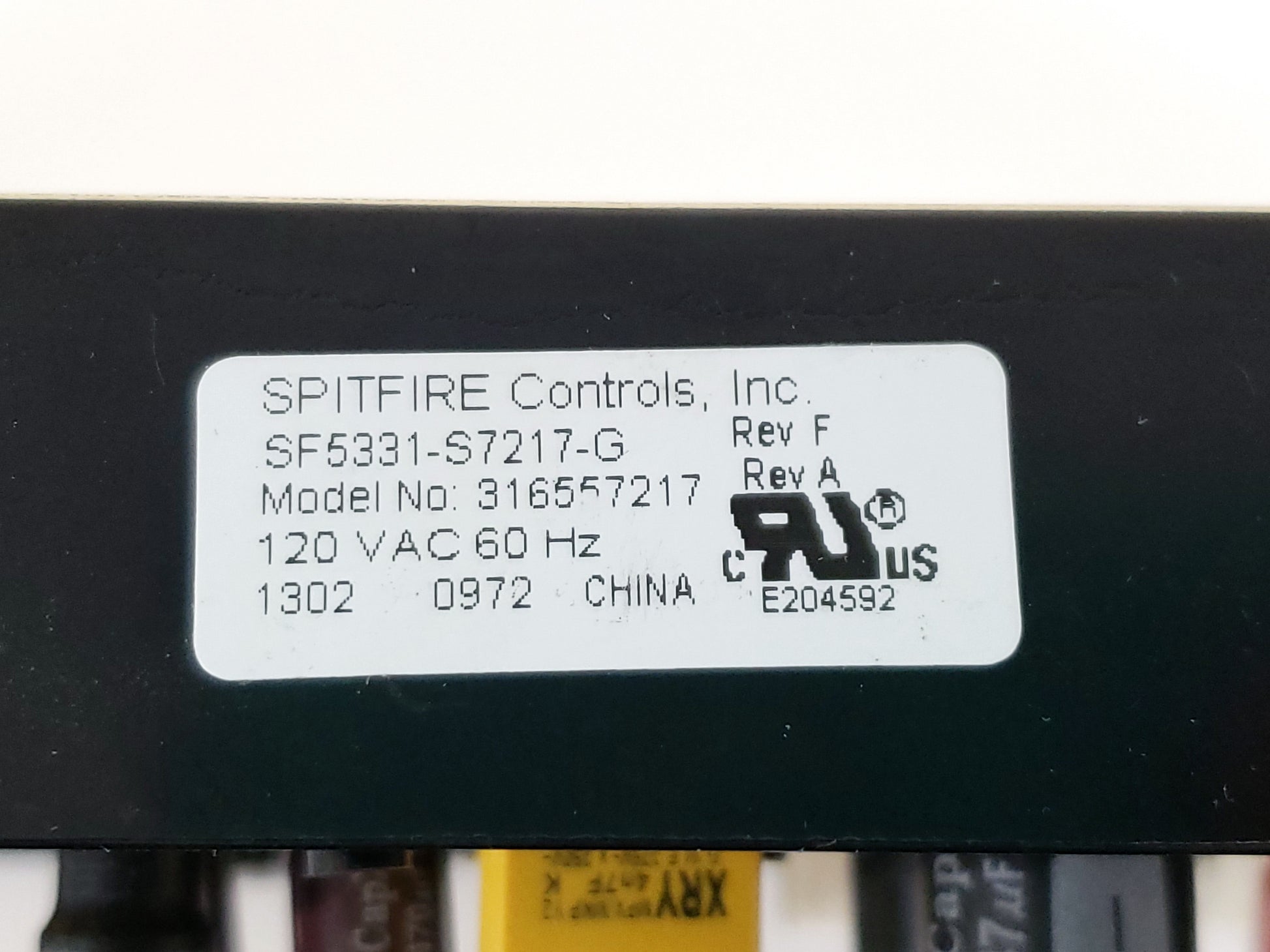 Frigidaire Range Control Board 316557217