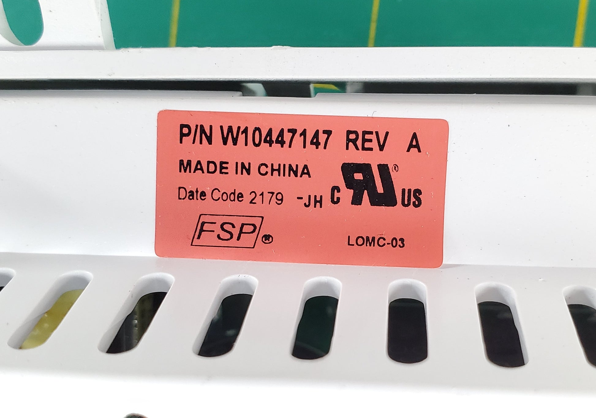 OEM  Whirlpool Washer Control Board  W10447147