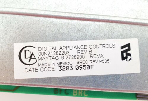 Maytag Washer Control Board 62728900
