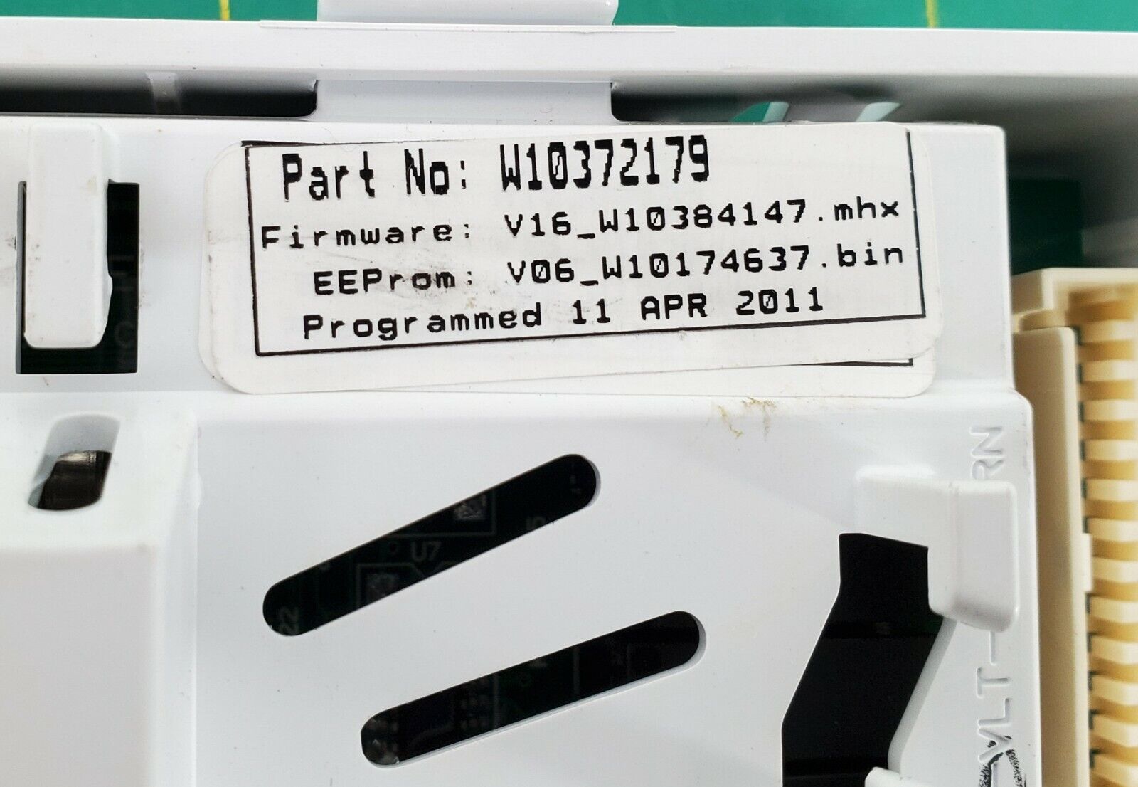 Whirlpool Washer Control W10372179
