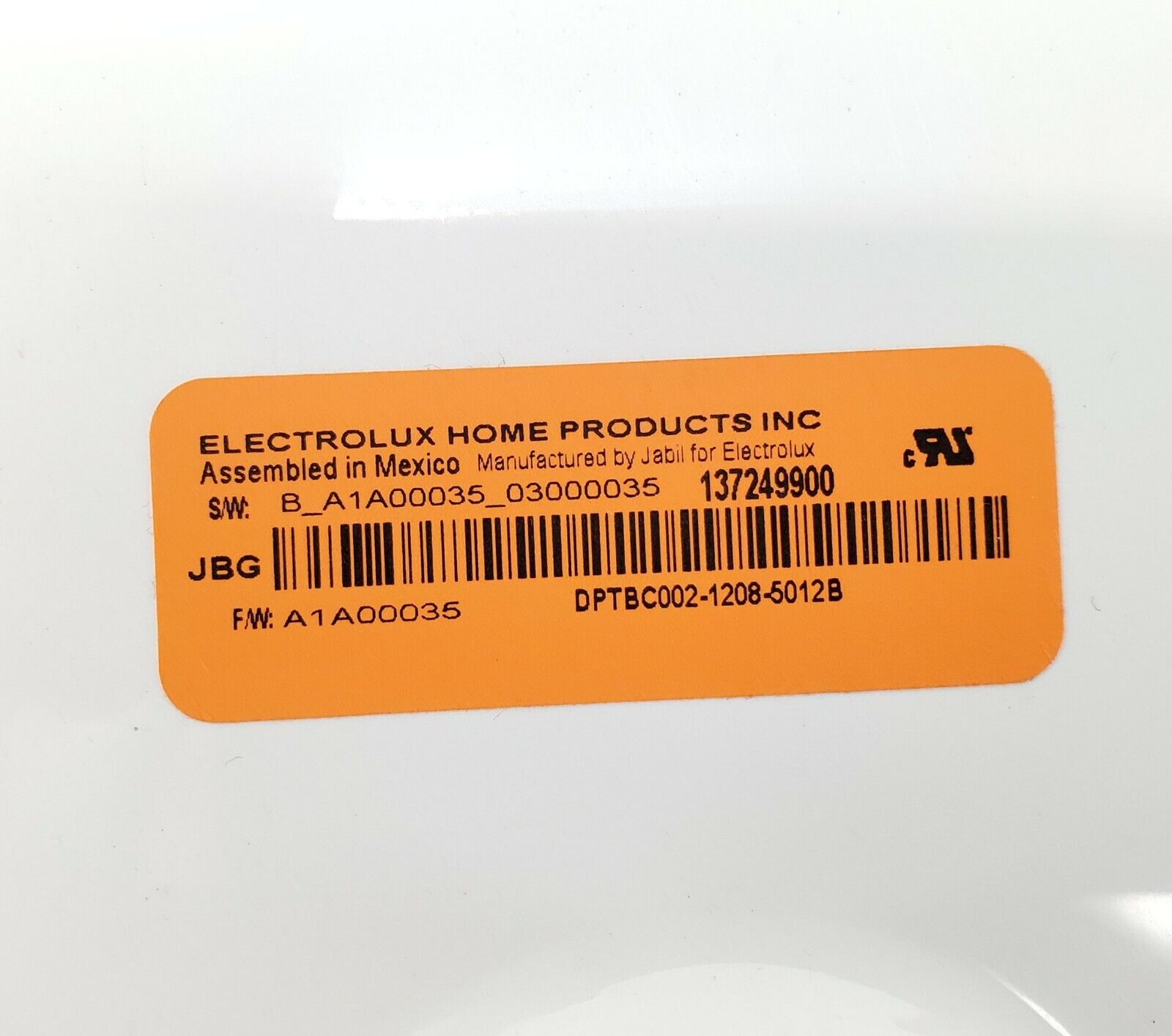 Electrolux Dryer Control  Board 137249900