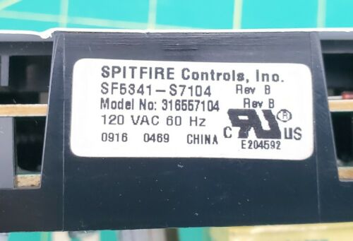 OEM Frigidaire Range Control 316557104 Same Day Ship & Lifetime Warranty
