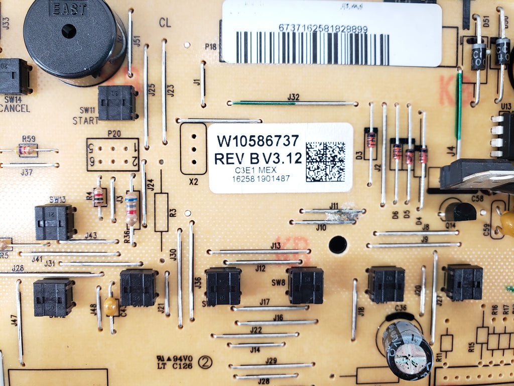 OEM  Whirlpool Range Control Board W10586737