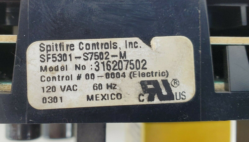 Frigidaire Range Control 316207502