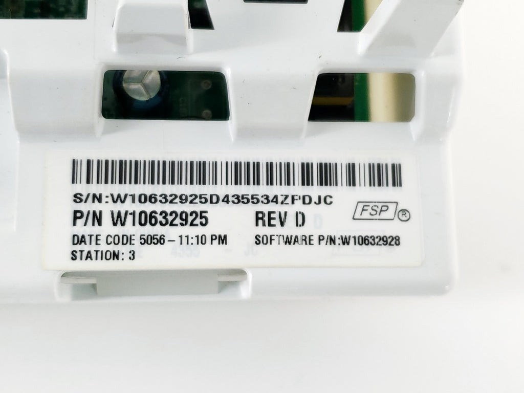Whirlpool Washer Control Board W10632925