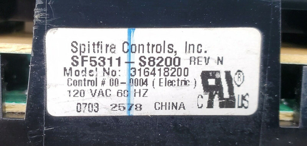 Frigidaire Range Control 316418200