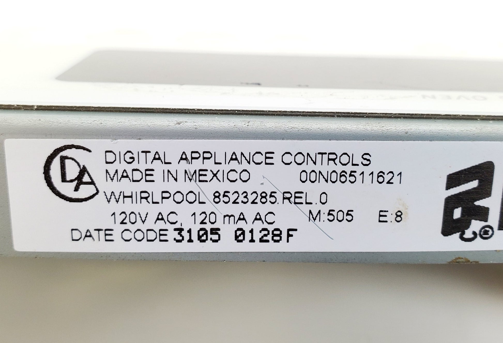 OEM  Whirlpool Range Control Board 8523285