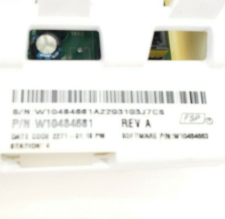 Whirlpool Washer Control Board W10484681