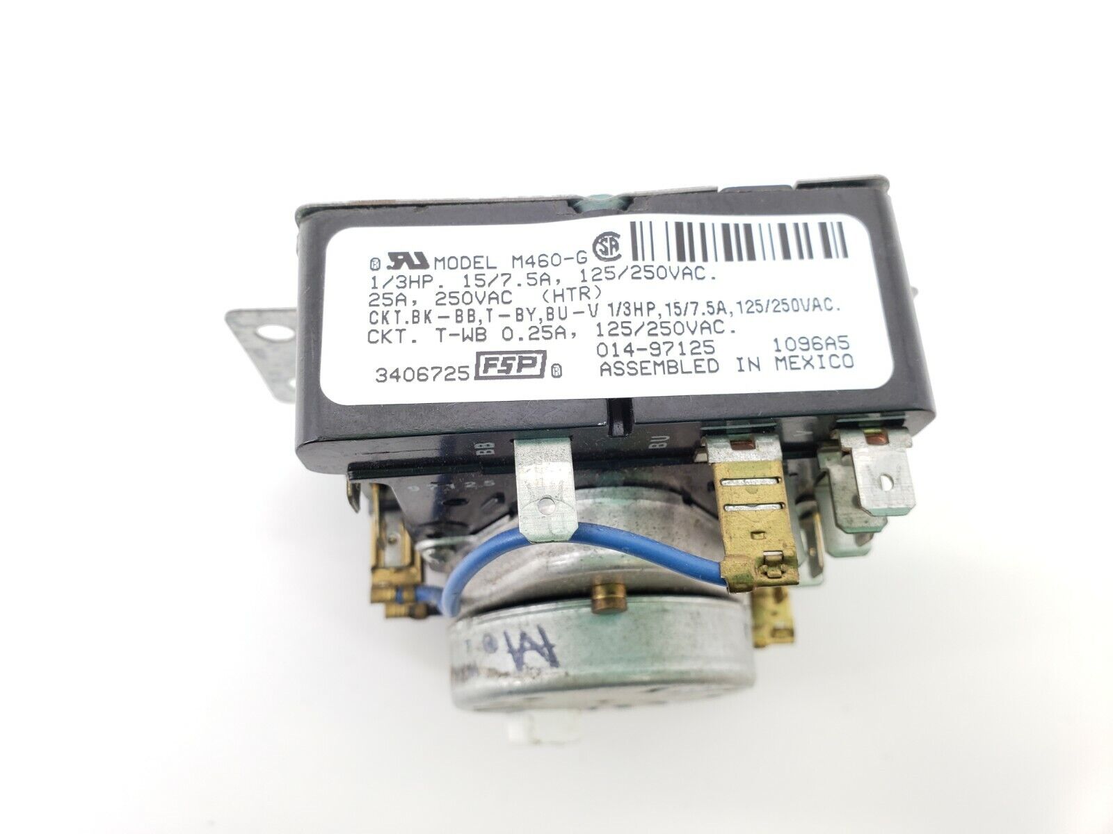 OEM  Whirlpool Dryer Timer 3406725