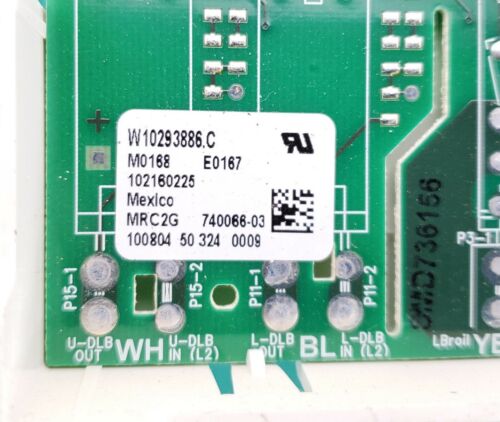 OEM  Whirlpool Range Control W10293886