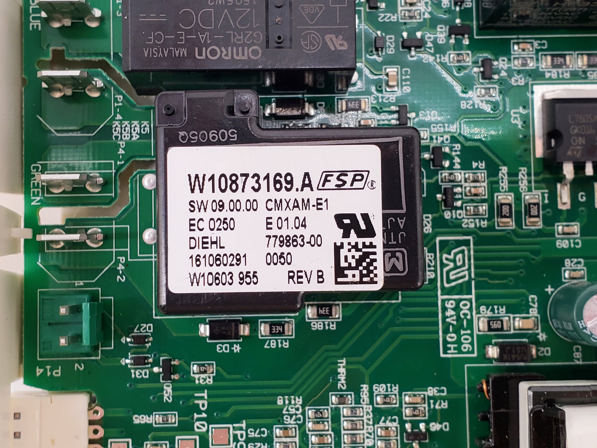 OEM  Whirlpool Range Control W10603955