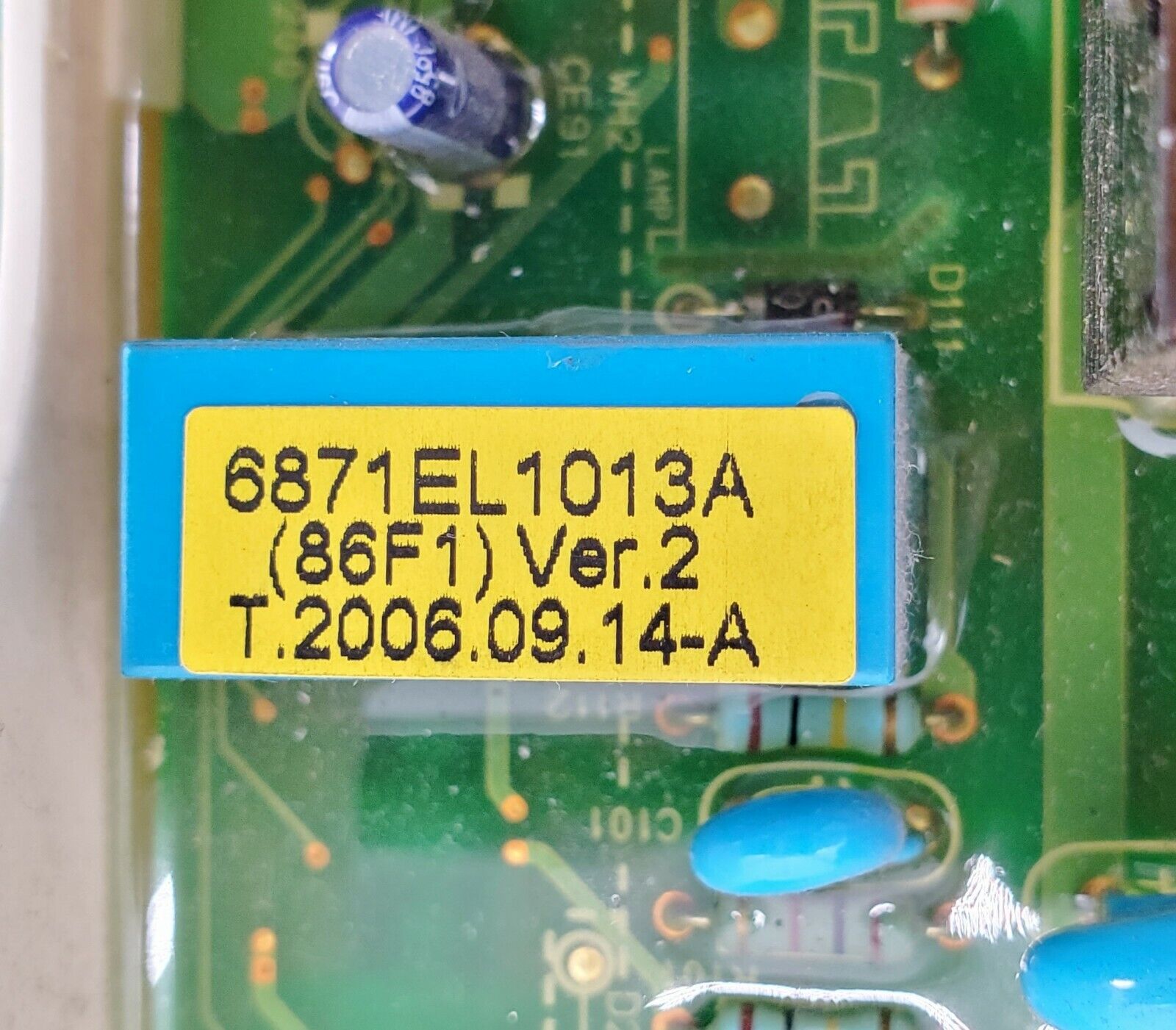 LG Dryer Control 6871EL1013A