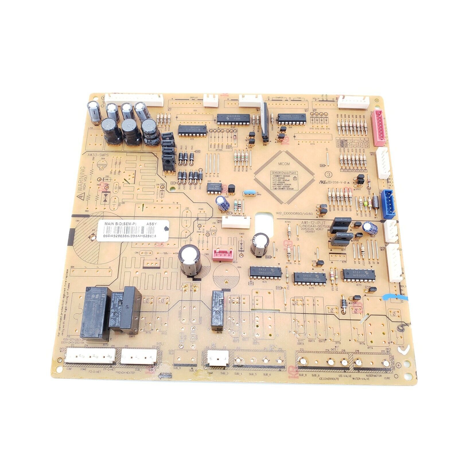 OEM  Samsung Control Board DA92-00384J