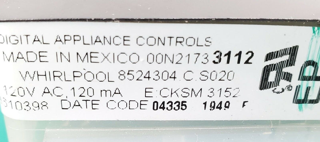 Whirlpool Range Control 8524304