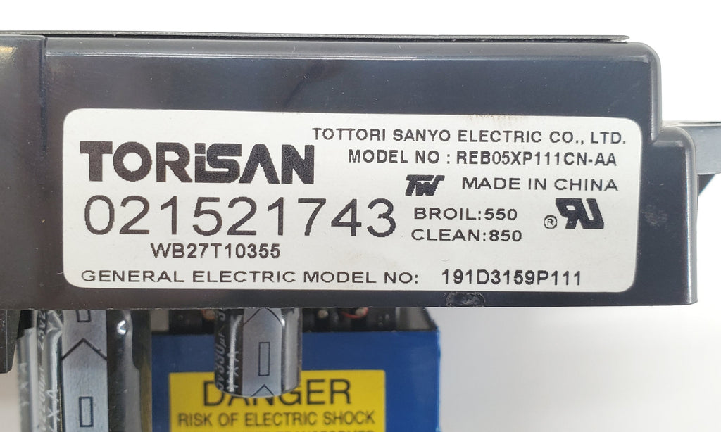 OEM  GE Range Control WB27T10355