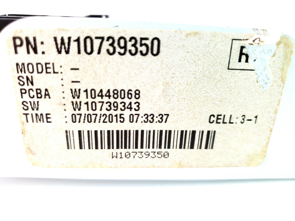 Whirlpool Dryer Control Board W10739350 (W10448068)