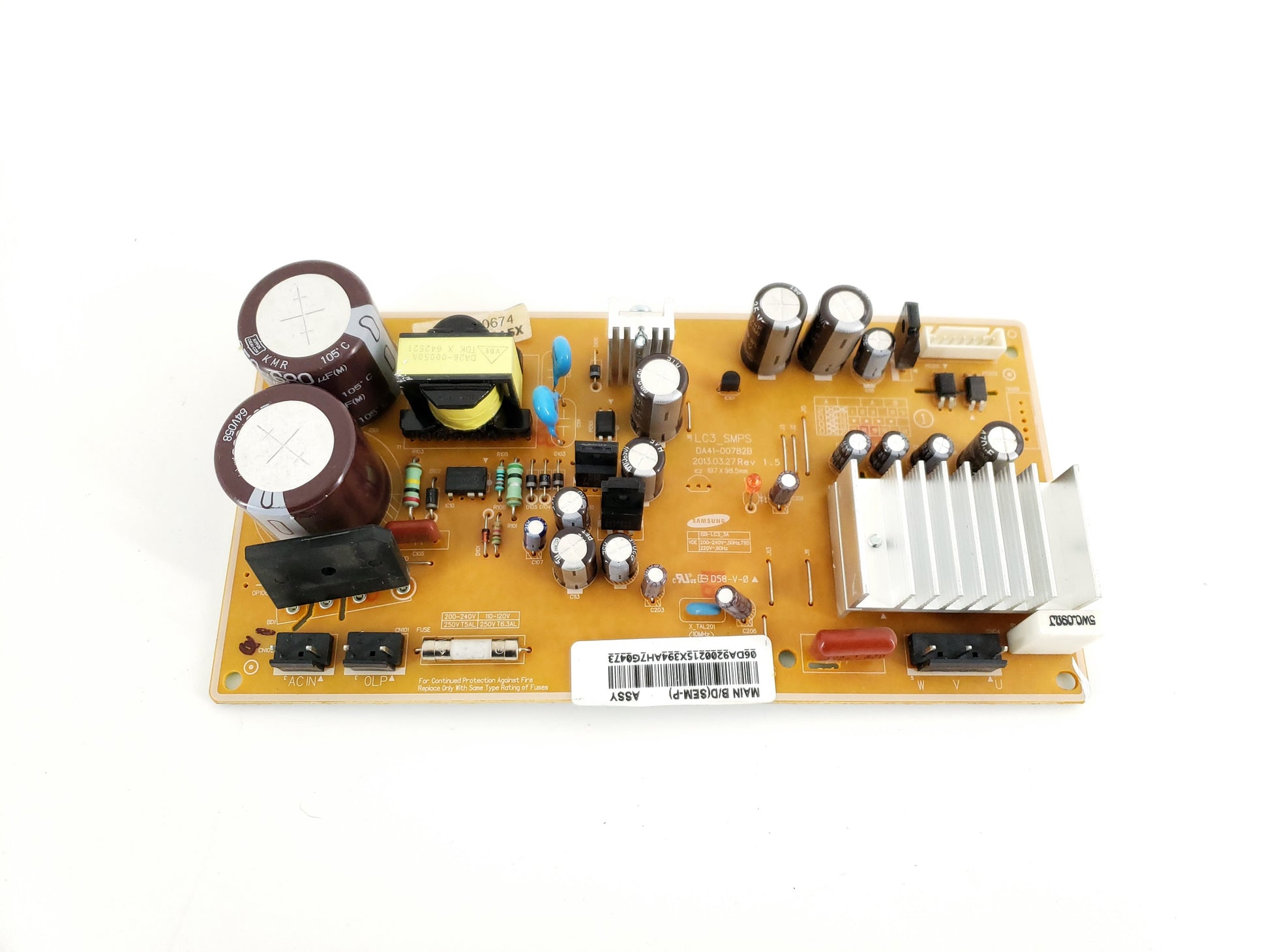 Samsung Refrigerator Control Board DA92-00215X
