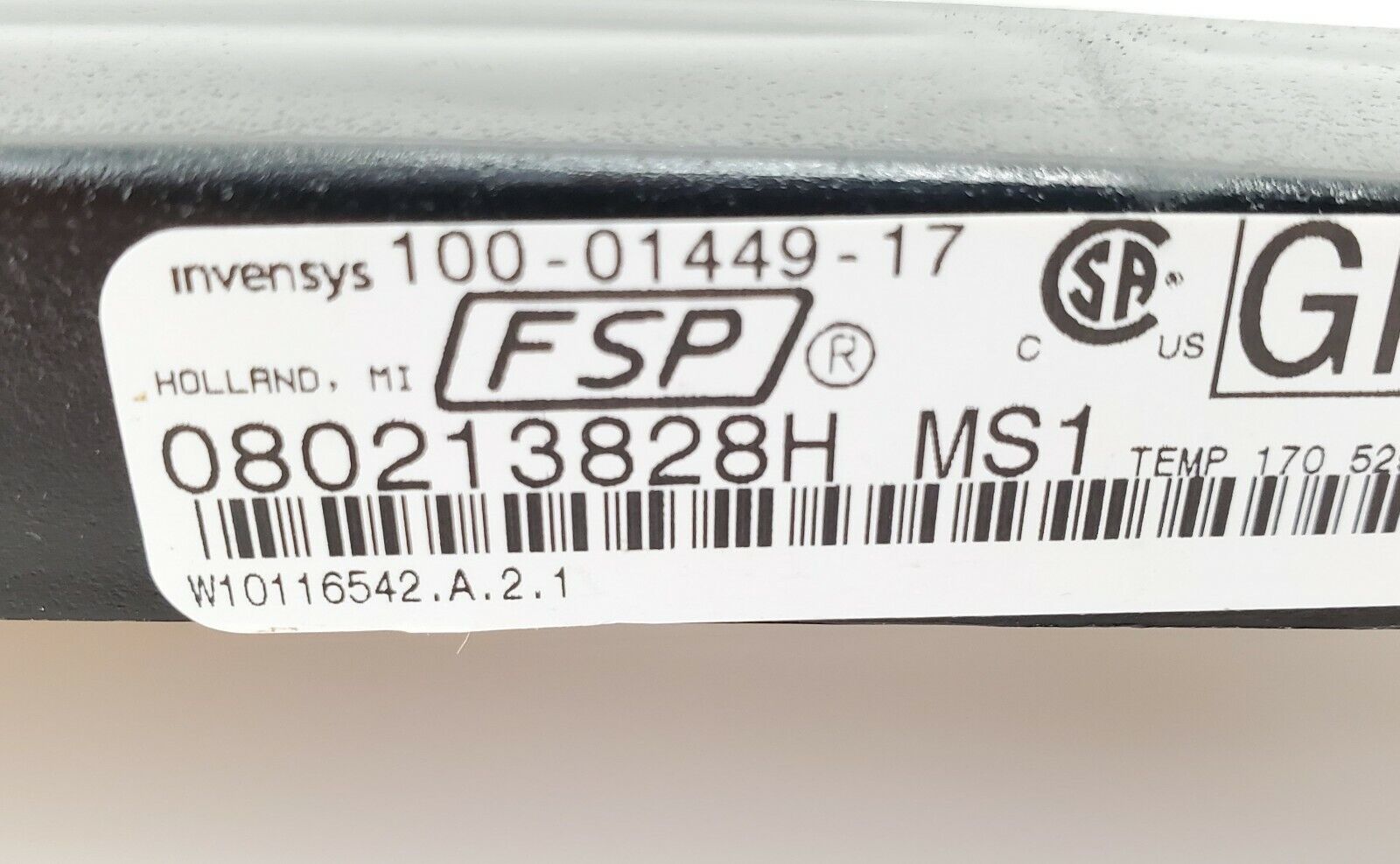 Whirlpool Range Control W10116542