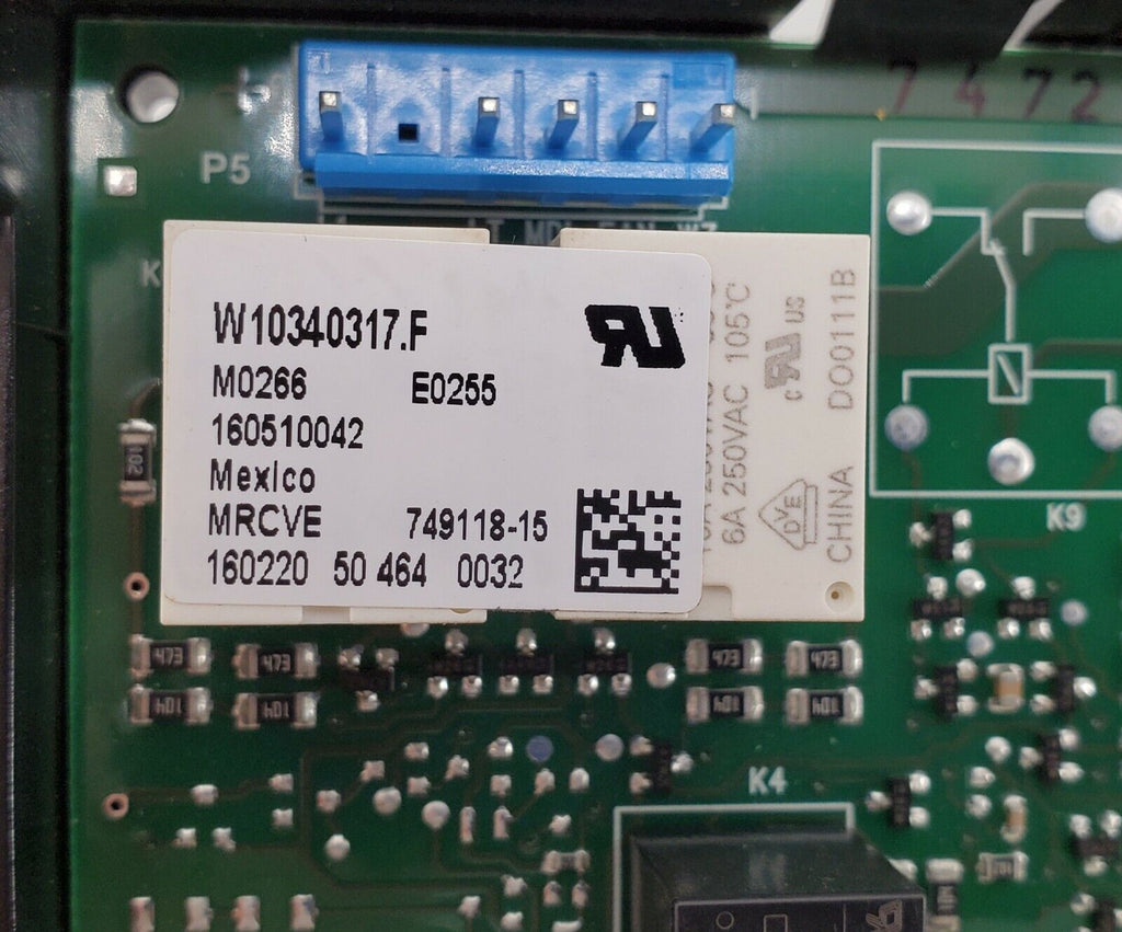 Whirlpool Range Control W10340317