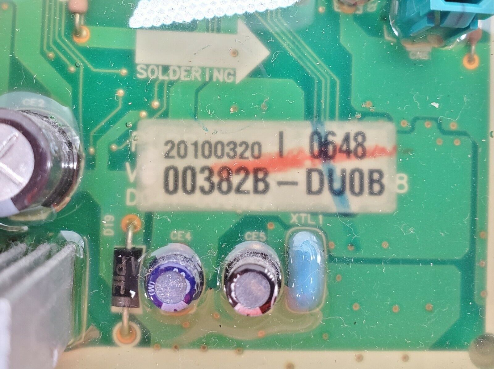 Samsung Dryer Control Board DC92-00382B
