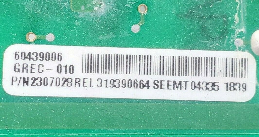 KitchenAid Refrigerator Control Board 2307028