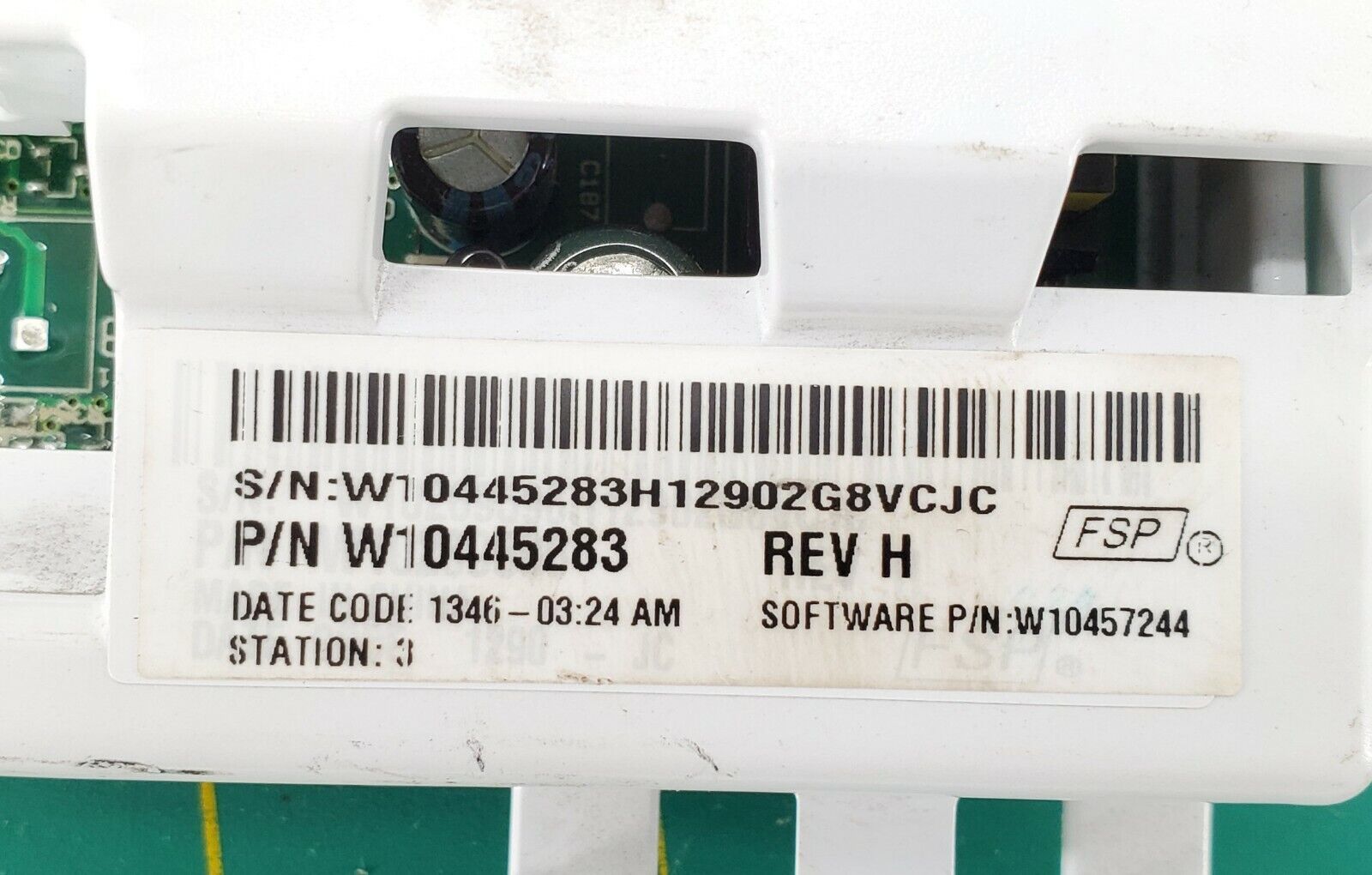 Kenmore Washer Control W10445283