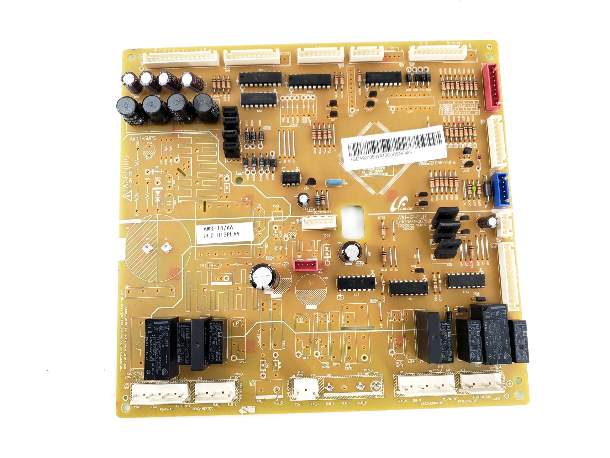 Samsung Refrigerator Control Board DA92-00591A