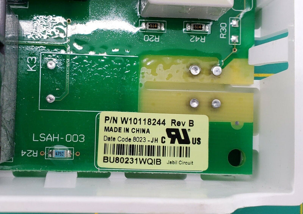 Whirlpool Dryer Control Board W10118244 Same Day Shipping & Lifetime Warranty