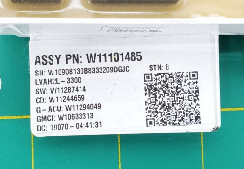 OEM  Maytag Washer Control  W11101485