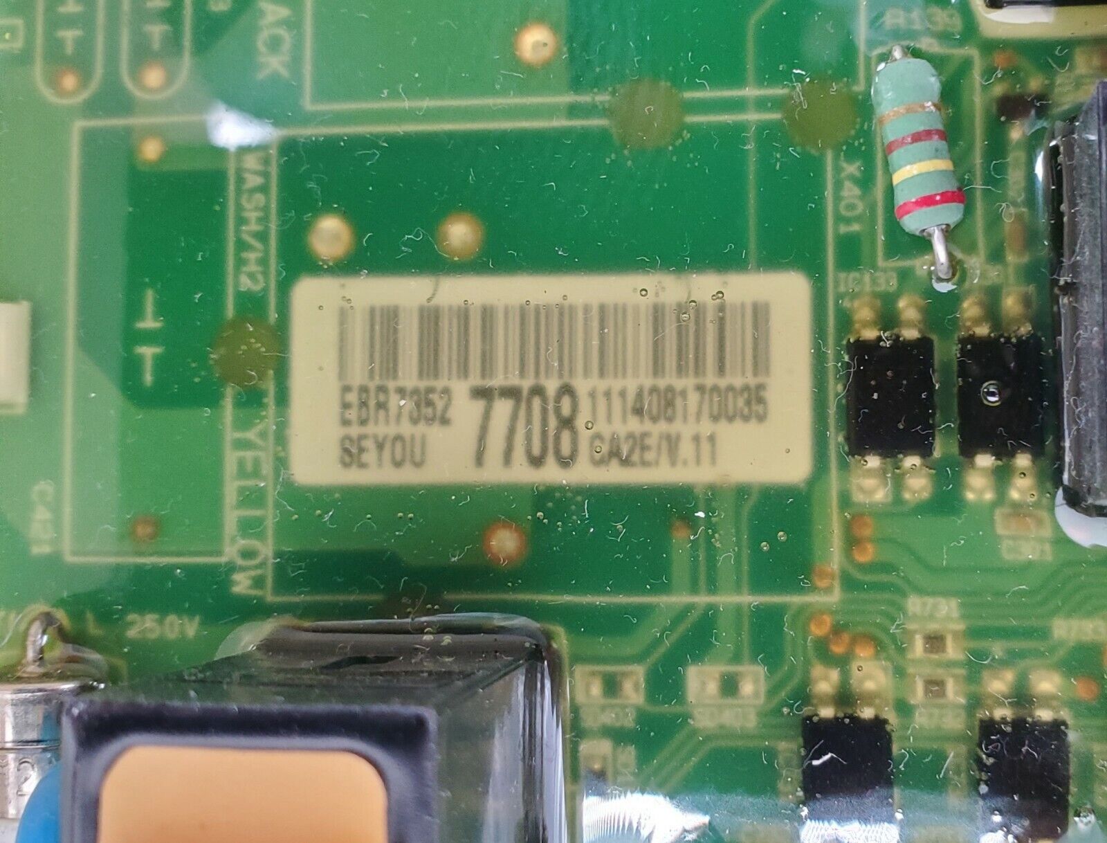 LG Washer Control Board EBR73527708
