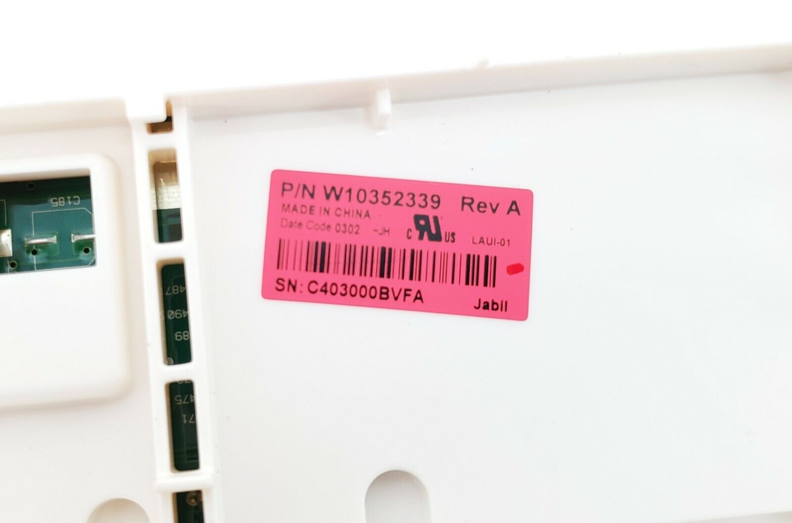 OEM  Whirlpool Washer Control W10368101