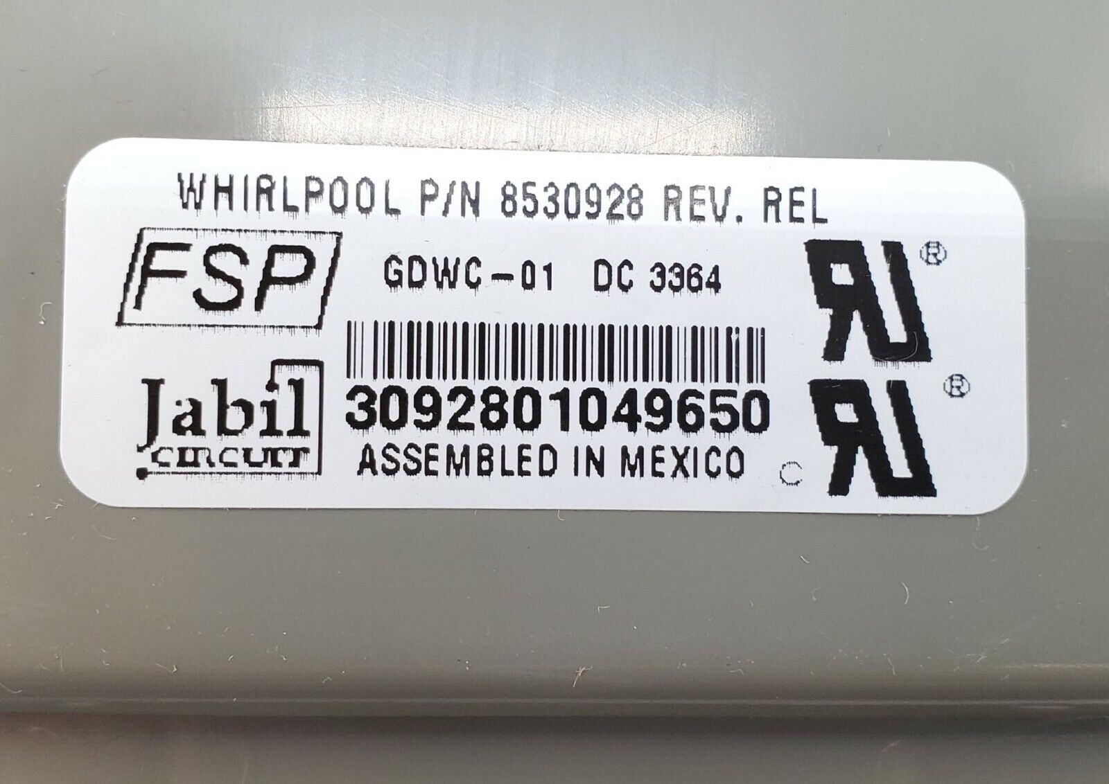 OEM  Whirlpool  8530928