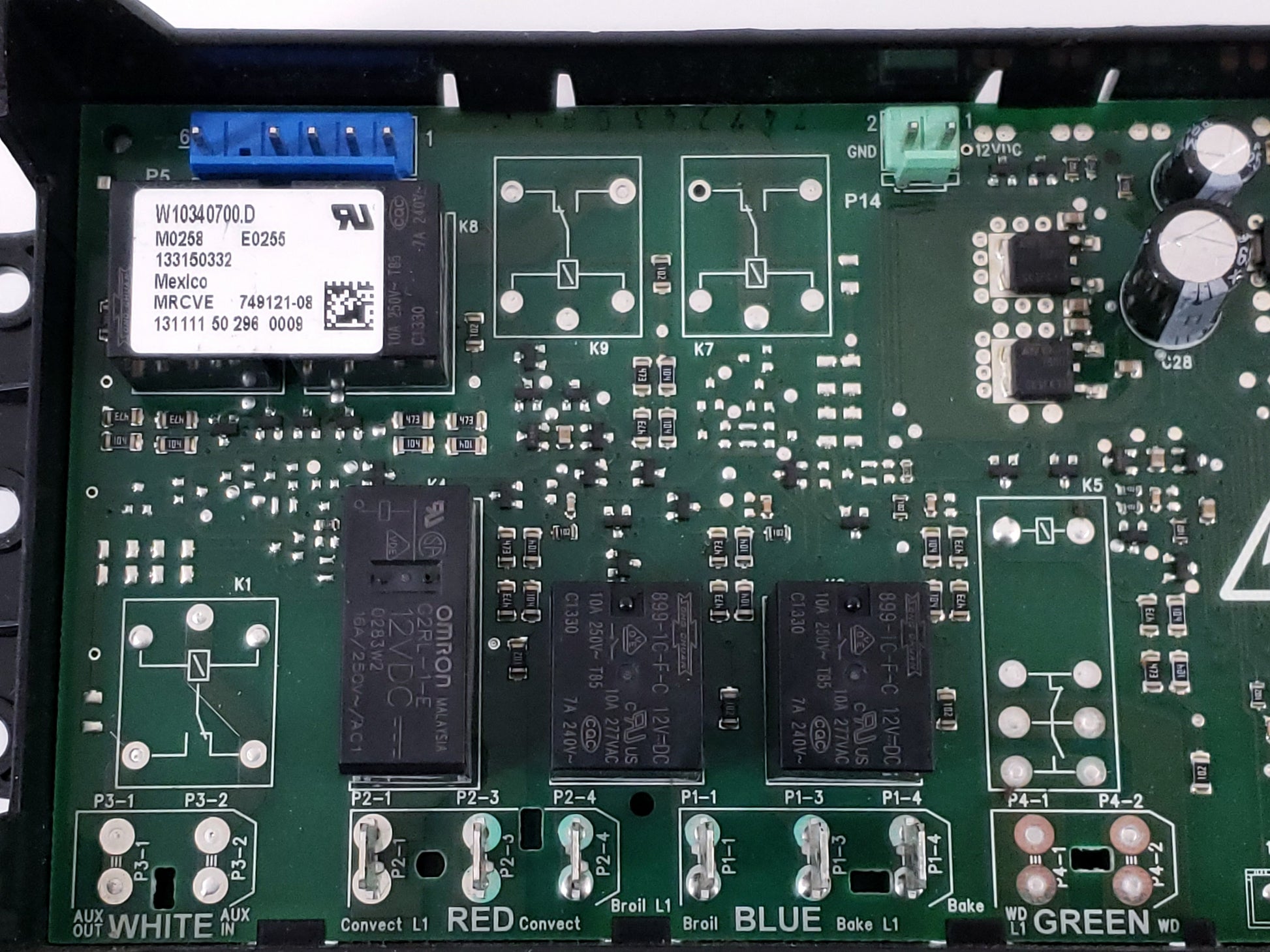 Kitchen Aid Range Control Board W10340700