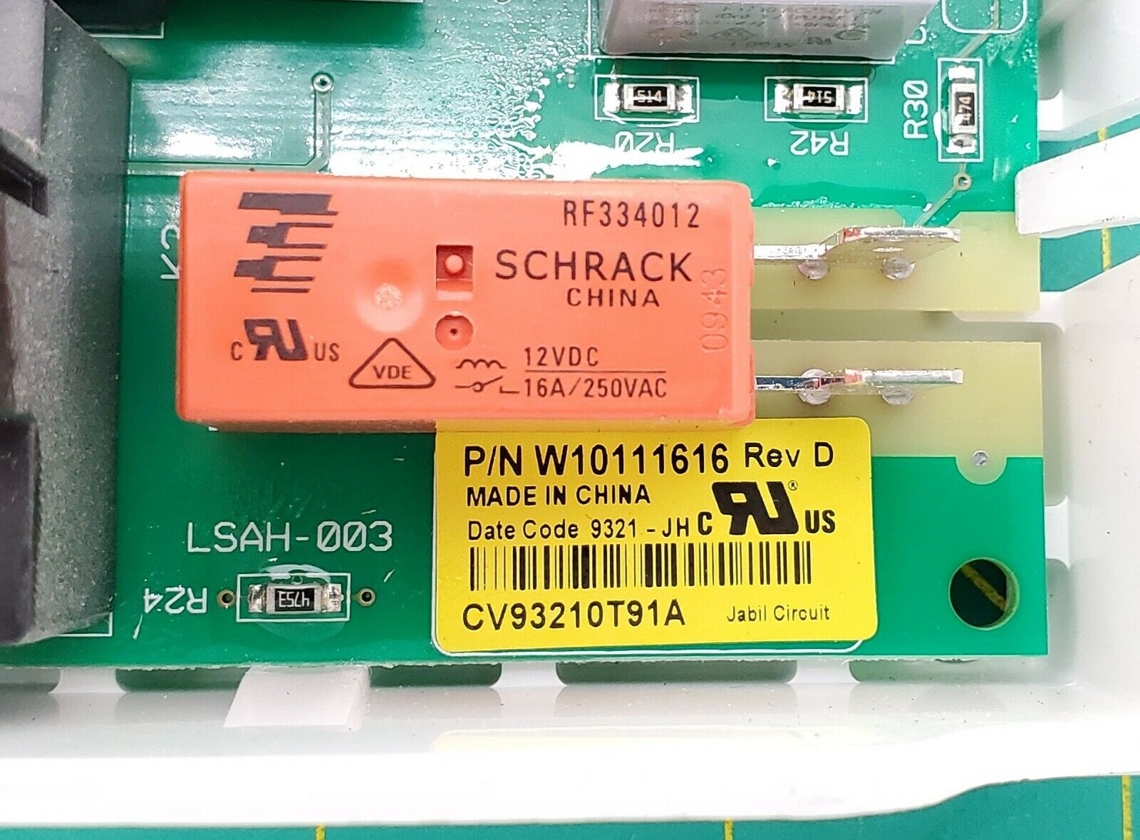 OEM Whirlpool Dryer Control W10111616 Same Day Ship & Lifetime Warranty