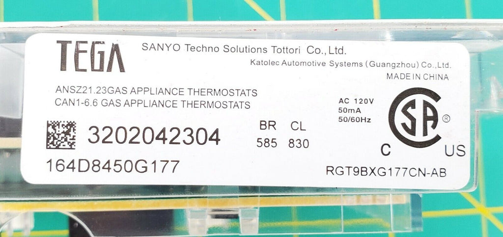 GE Range Control 164D8450G177