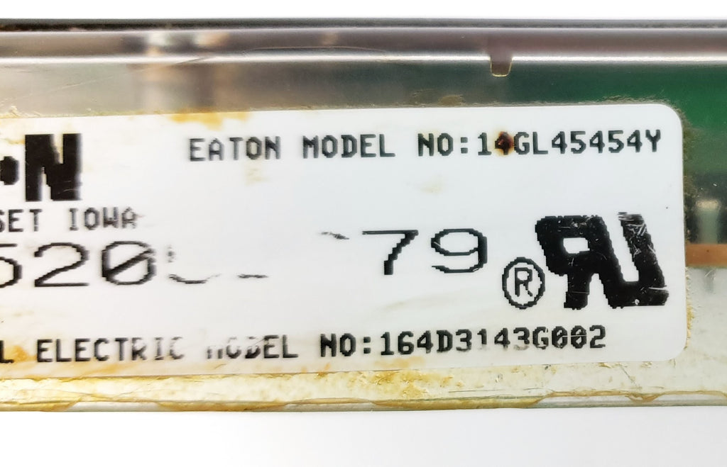 GE Range Control Board 164D3143G002