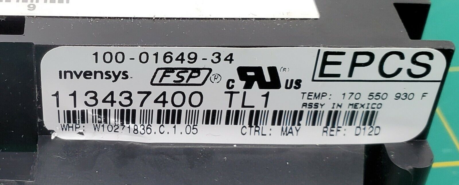 OEM  Maytag  Range Control Board W10271836