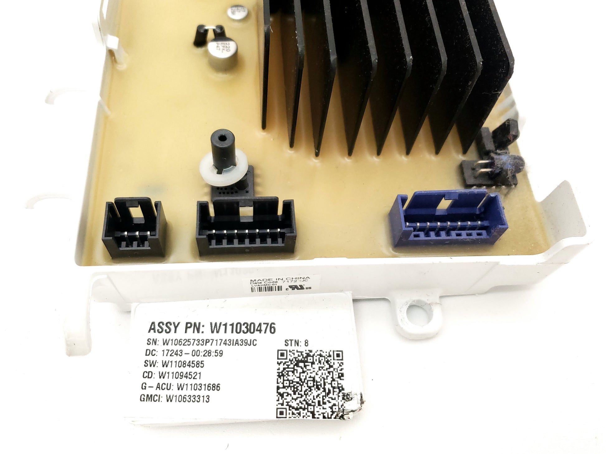 Whirlpool Washer Control W11030476
