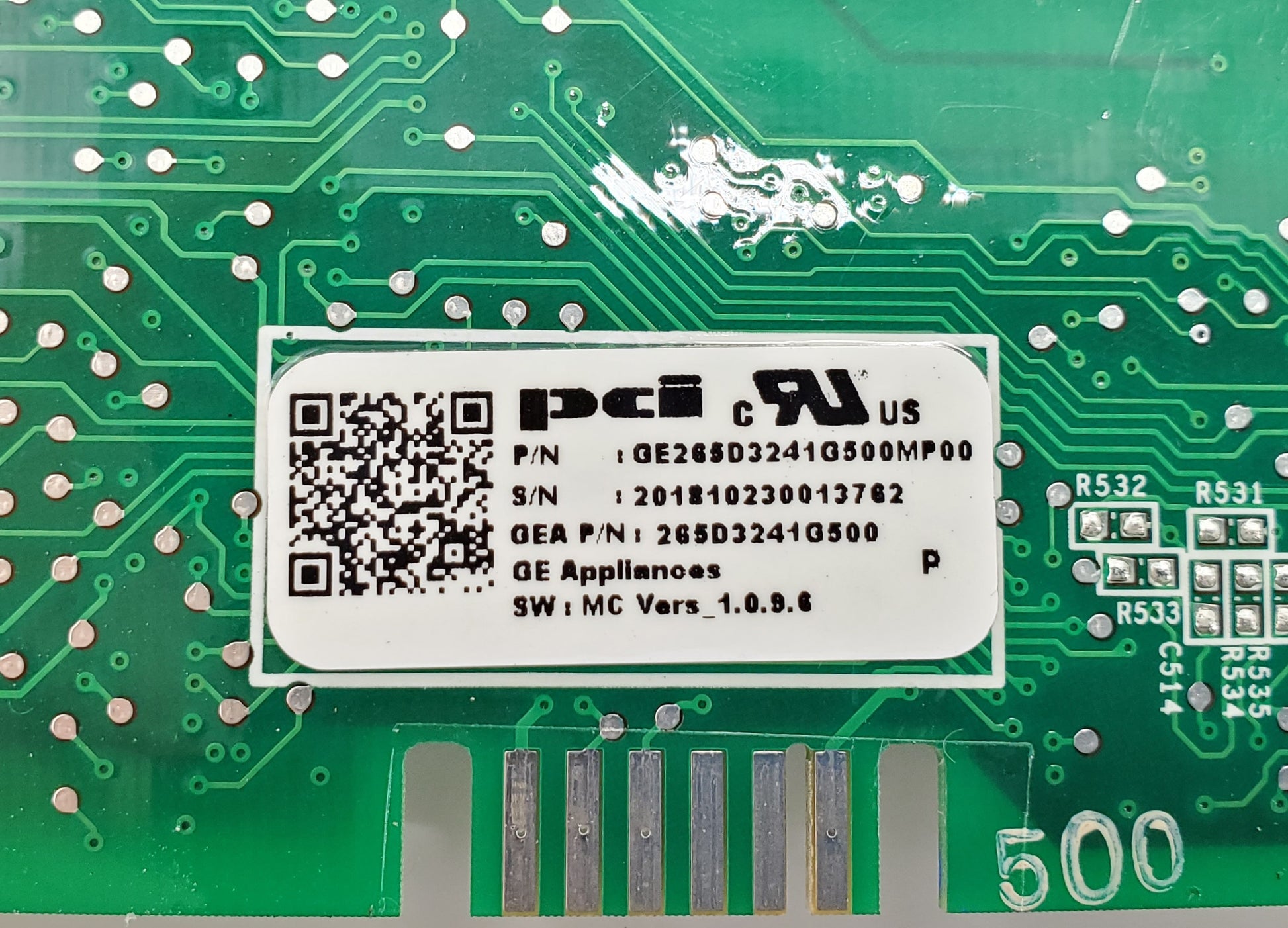 OEM  GE Dishwasher Control 265D3241G500