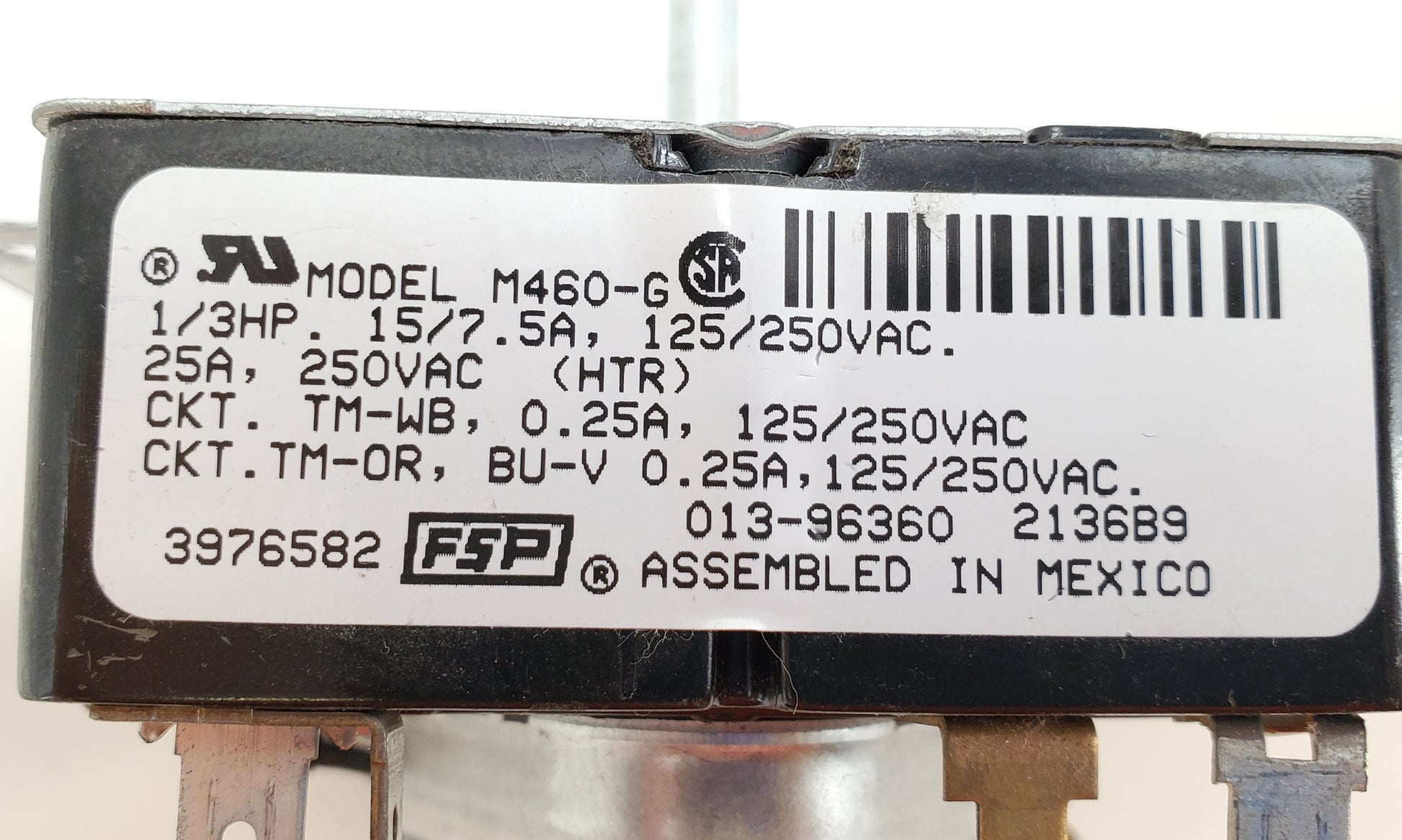 Whirlpool Dryer Timer 3976582