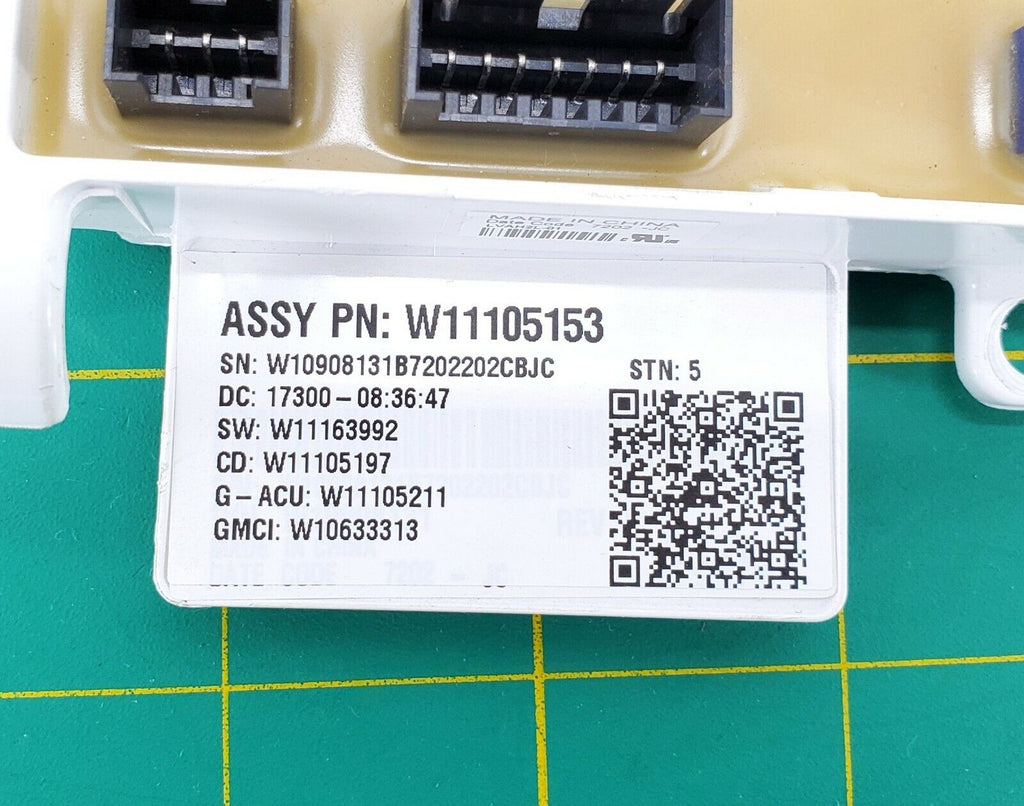 OEM Kenmore Washer Control W11105153 Same Day Shipping & Lifetime Warranty