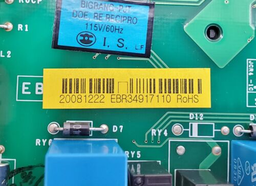 New  LG Refrigerator Control Board EBR34917110