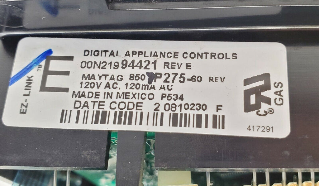 OEM Maytag Range Control 8507P275-60 Same Day Shipping & Lifetime Warranty