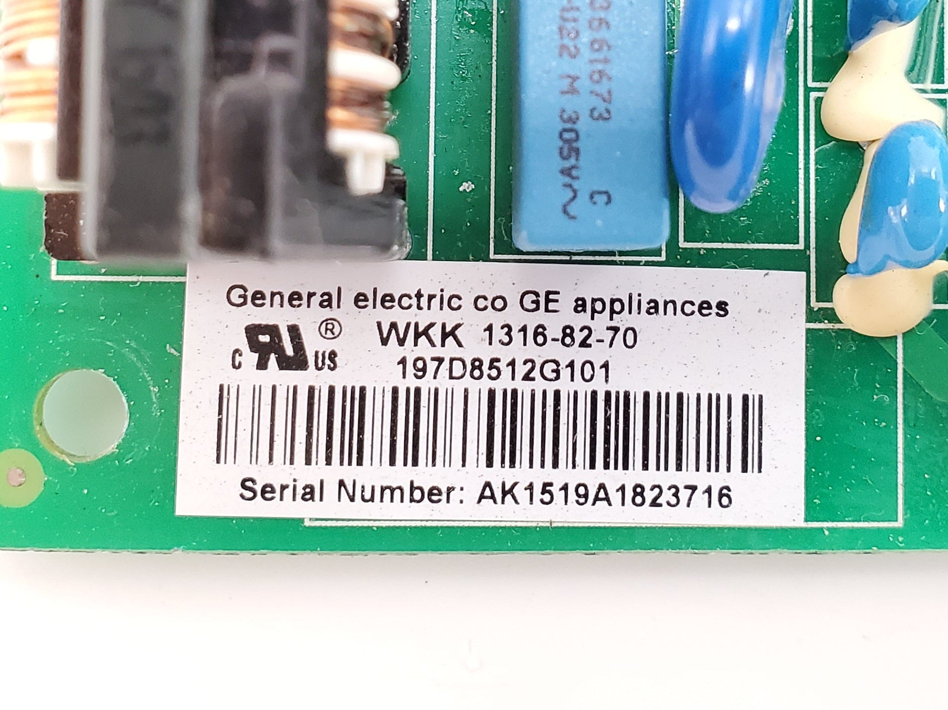 OEM  GE Refrigerator Control Board  197D8512G101