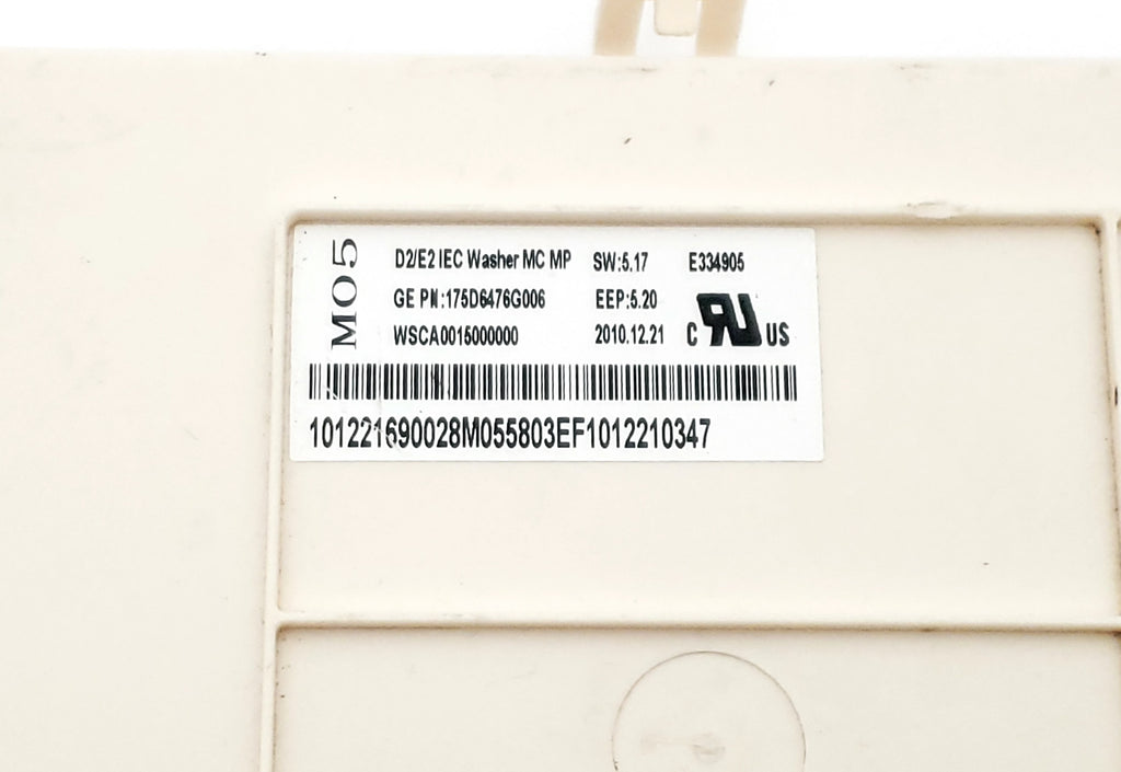 GE Washer Control Board 175D6476G006