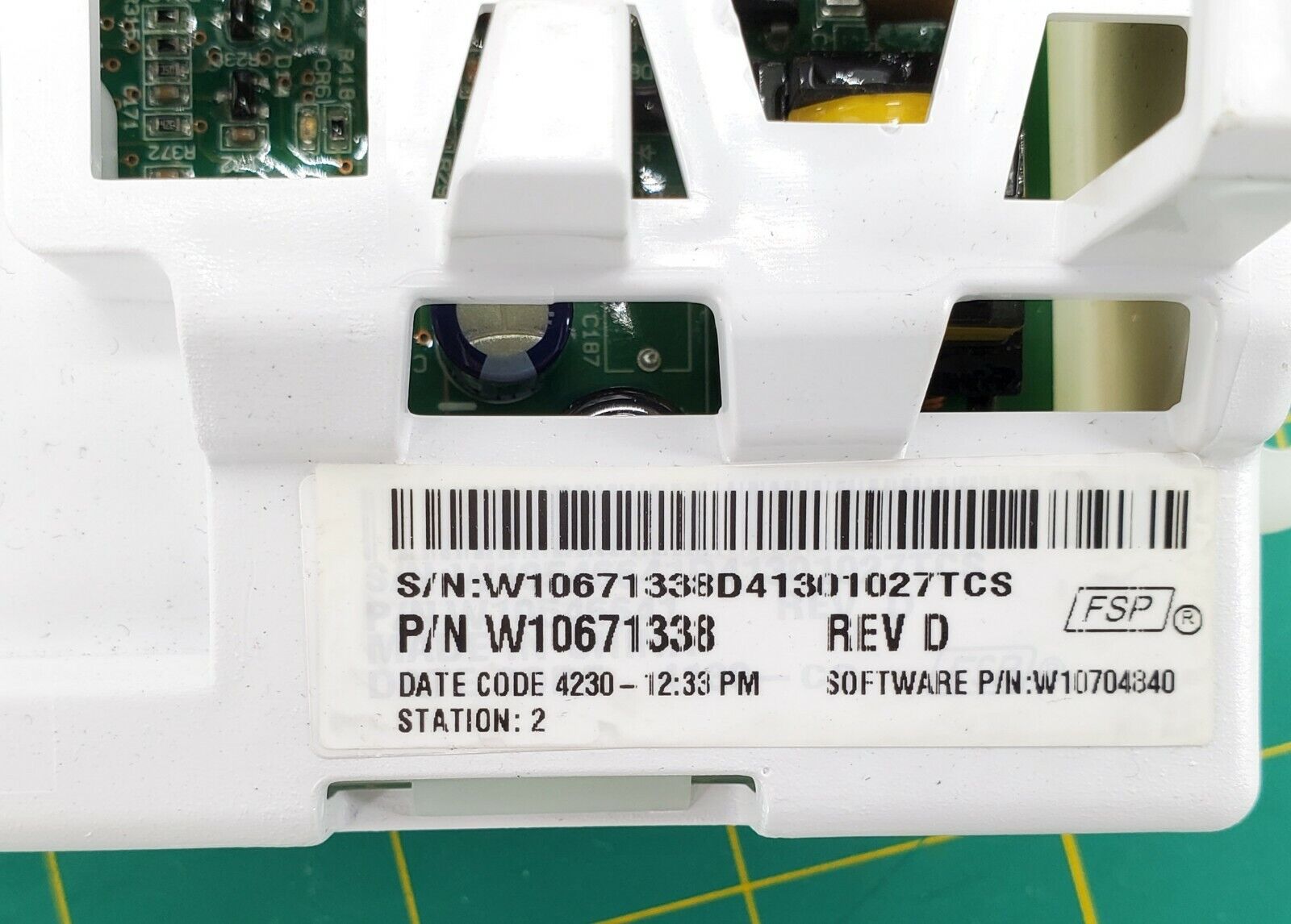Whirlpool Washer Control W10671338