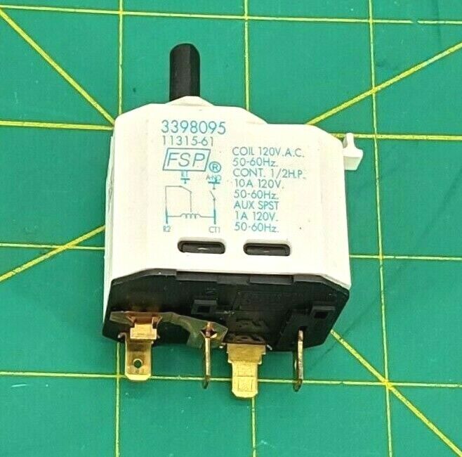 OEM Whirlpool Dryer Start Switch 3398095 Same Day Shipping & Lifetime Warranty