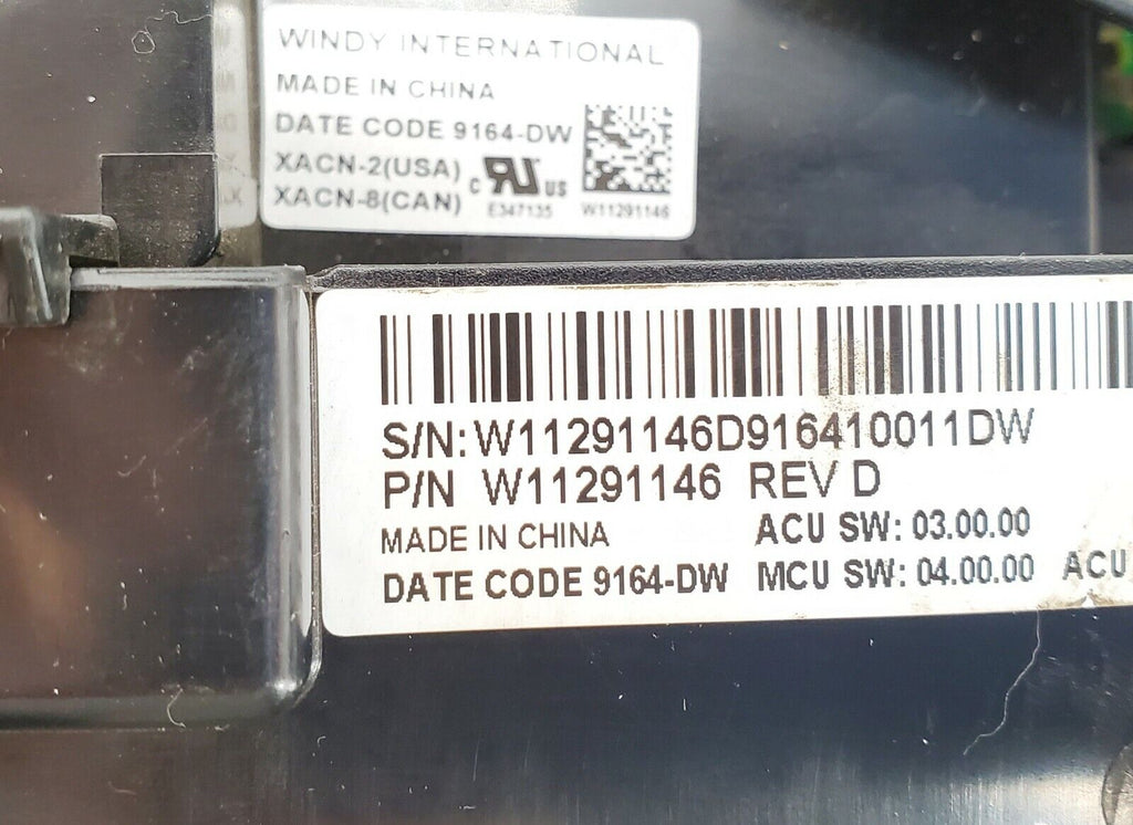 OEM  Whirlpool Washer Control W11291146