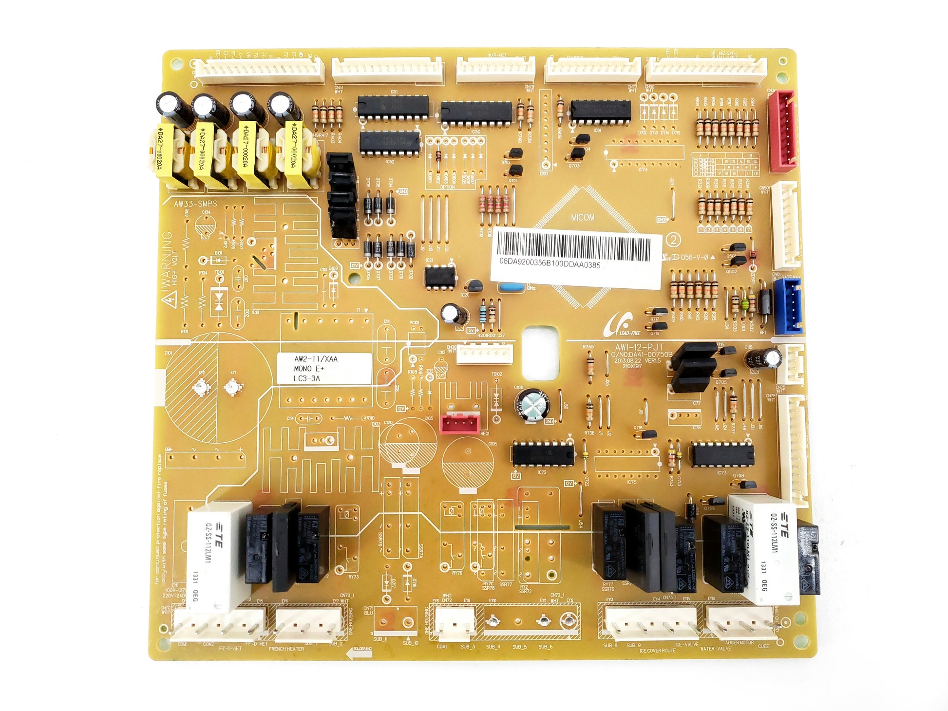 Samsung Refrigerator Control Board DA92-00356B