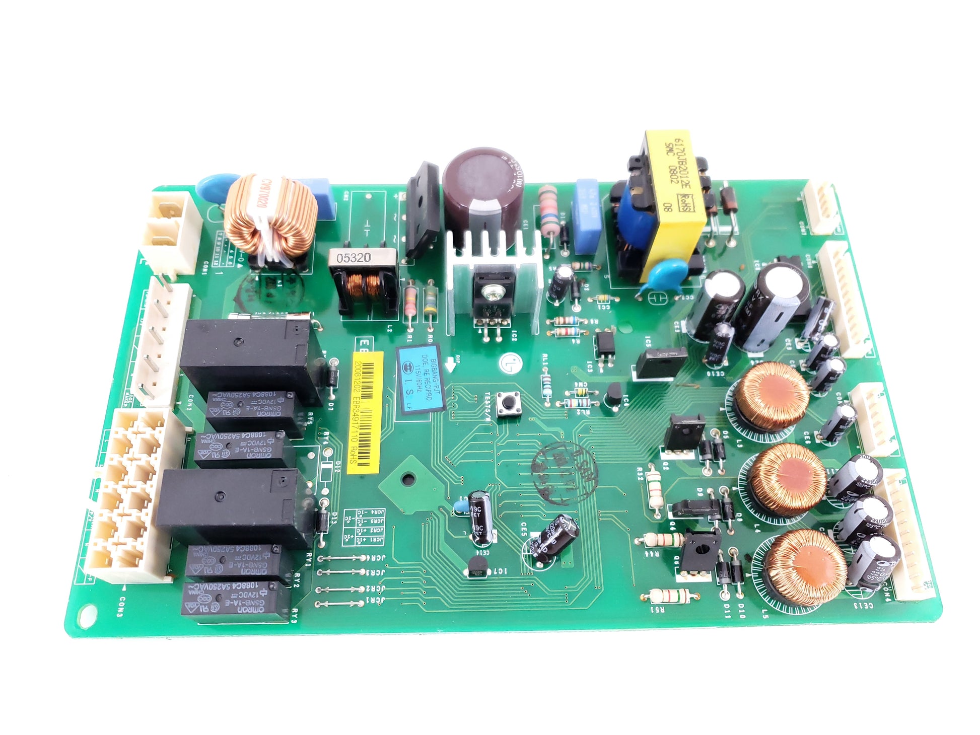 OEM LG Refrigerator Control Board EBR34917110